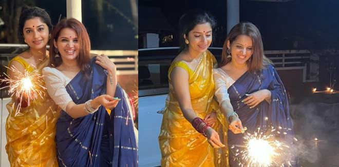 The light of hope … Meera Jasmine celebrated Diwali: the star shared the photos