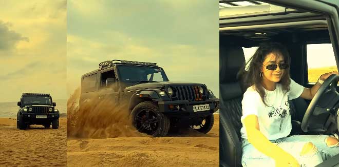 ‘ഓഫ് റോഡിങ് ഇന്‍ നമ്മ ചെന്നൈ...’: ഓഫ് റോഡ് ഡ്രൈവിന്റെ വിഡിയോ പങ്കുവച്ച് നടി കീര്‍ത്തി സുരേഷ്