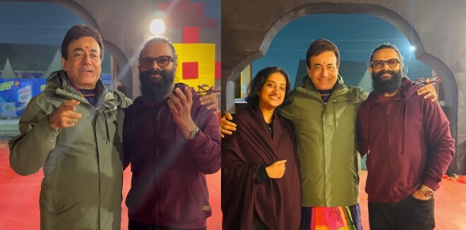 ‘ഒട്ടും പ്രതീക്ഷിക്കാത്ത കണ്ടുമുട്ടലുകൾ ശരിക്കും മനോഹരമാണ്’: നിതീഷ് ഭരധ്വാജിനെ കണ്ടുമുട്ടി ജയസൂര്യ