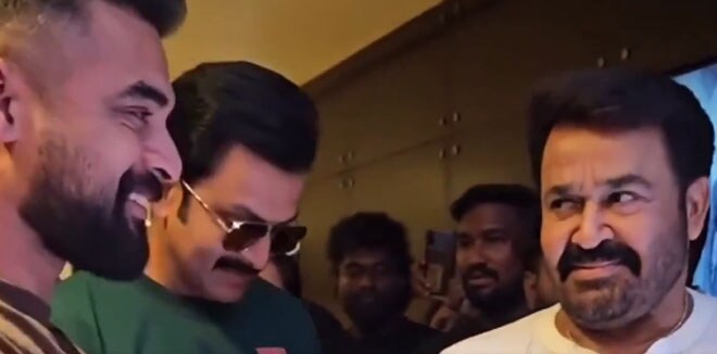കണ്ണുകളാൽ കഥ പറഞ്ഞ് ലാലേട്ടനും ടൊവിനോയും...ക്യൂട്ട് വിഡിയോ ആഘോഷമാക്കി ആരാധകർ