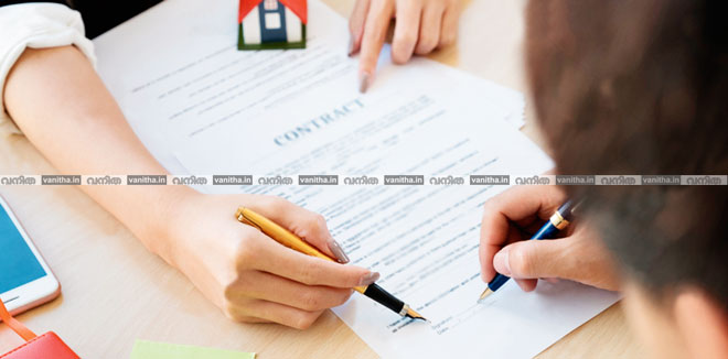 stock-photo-cropped-image-of-real-estate-agent-assisting-client-to-sign-contract-paper-at-desk-with-house-model-1006773244