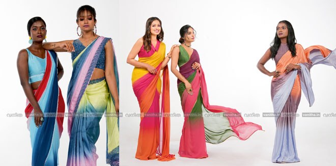 നിറങ്ങളണിഞ്ഞ് പാടാം, ‘ജുംക ഗിരാ രേ..’: ആലിയ ഹിറ്റാക്കിയ മൾട്ടി ഷേഡ് സാരികൾ: 6 സൂപ്പർ ഡിസൈനുകൾ