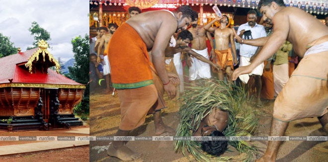 kurampala-puthenkavil-kshethram-adavi-festival-chooral-urulal