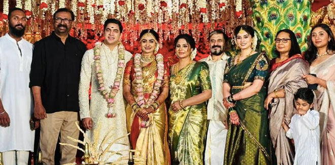 Asha Sarath accepts her son-in-law as Aditya’s daughter Answer: Varnabham Wedding Ceremonies |  Uthara wedding