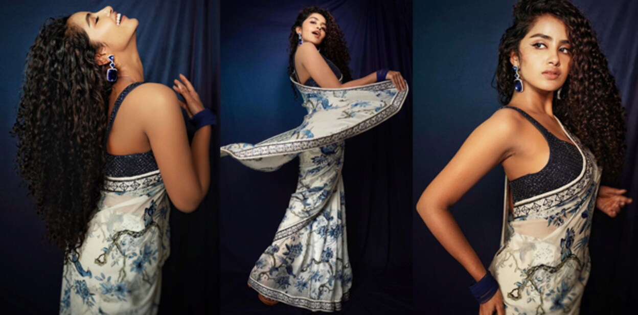 anupama44566saree45