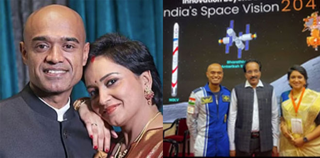 lena-prashanth-marriage-photo-space-mission-event