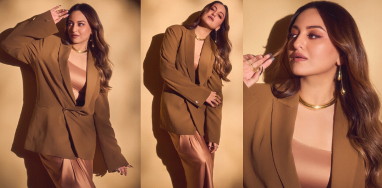 sonakshi-in-copper-dress