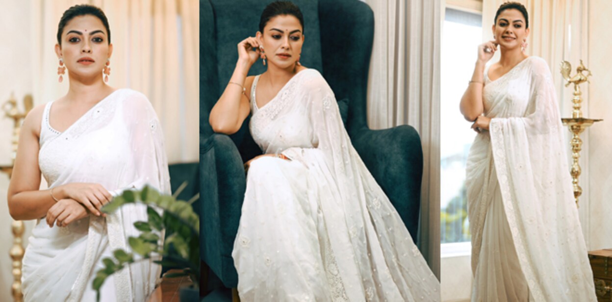 anusree-white-saree1