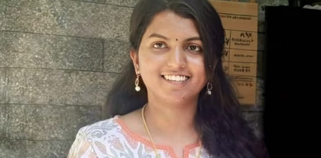 നവവധു ഭർതൃവീട്ടിൽ കുളിമുറിയിൽ മരിച്ച നിലയിൽ; വിവാഹം കഴിഞ്ഞ മാസം, വിടപറഞ്ഞത് നിയമ വിദ്യാർഥി