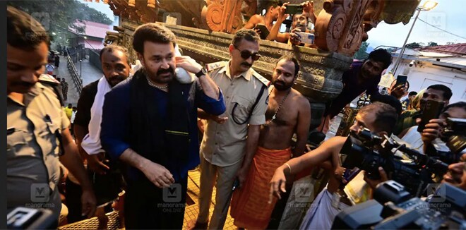 ‘മുഹമ്മദ് കുട്ടി, വിശാഖം നക്ഷത്രം’; ശബരിമലയില്‍ മമ്മൂട്ടിക്കായി പ്രത്യേക വഴിപാട് നടത്തി നടന്‍ മോഹൻലാൽ