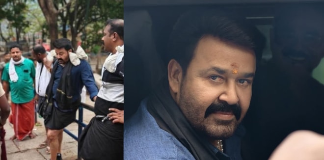 അയ്യനെ കാണാൻ മോഹൻലാൽ: സോഷ്യൽ മീഡിയ ഭരിച്ച് ചിത്രങ്ങളും വിഡിയോയും