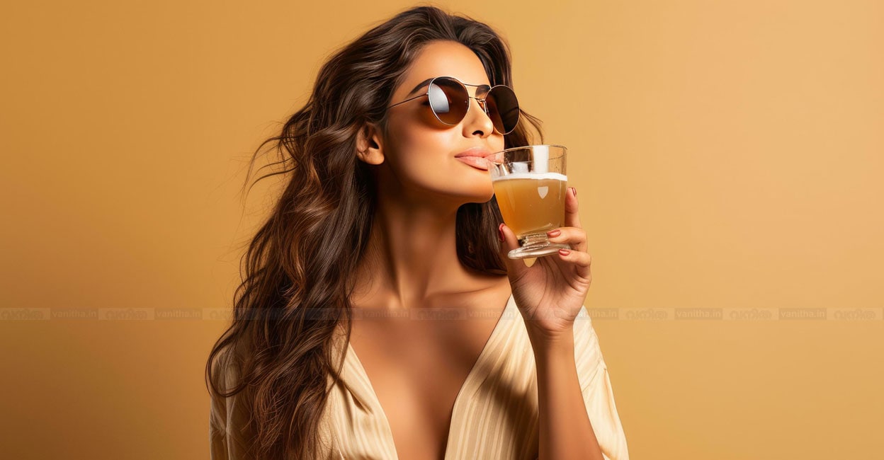 indian-woman-drinking-soda
