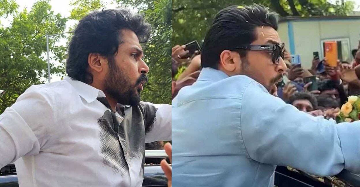 Surya-and-Karthi-React-Angrily-to-Fans-at-Wedding
