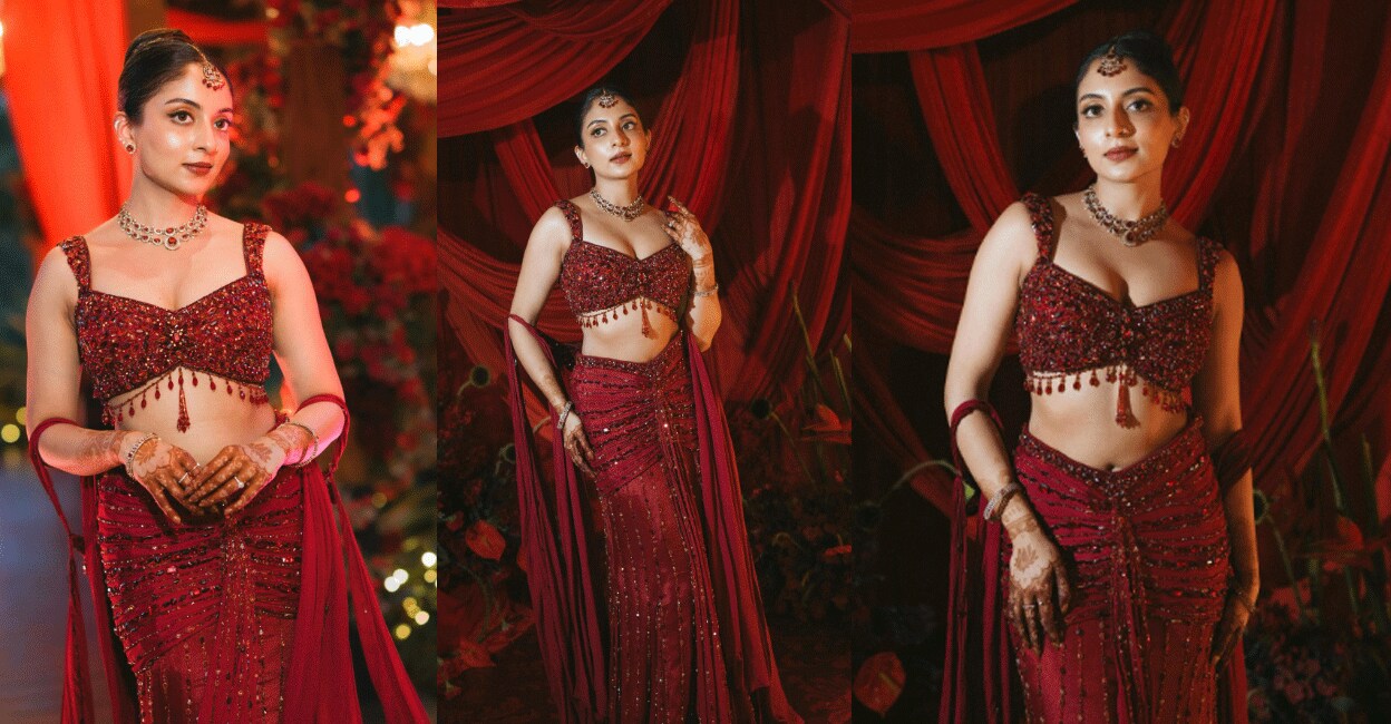 ishaani-krishna-red-dress-look-gif