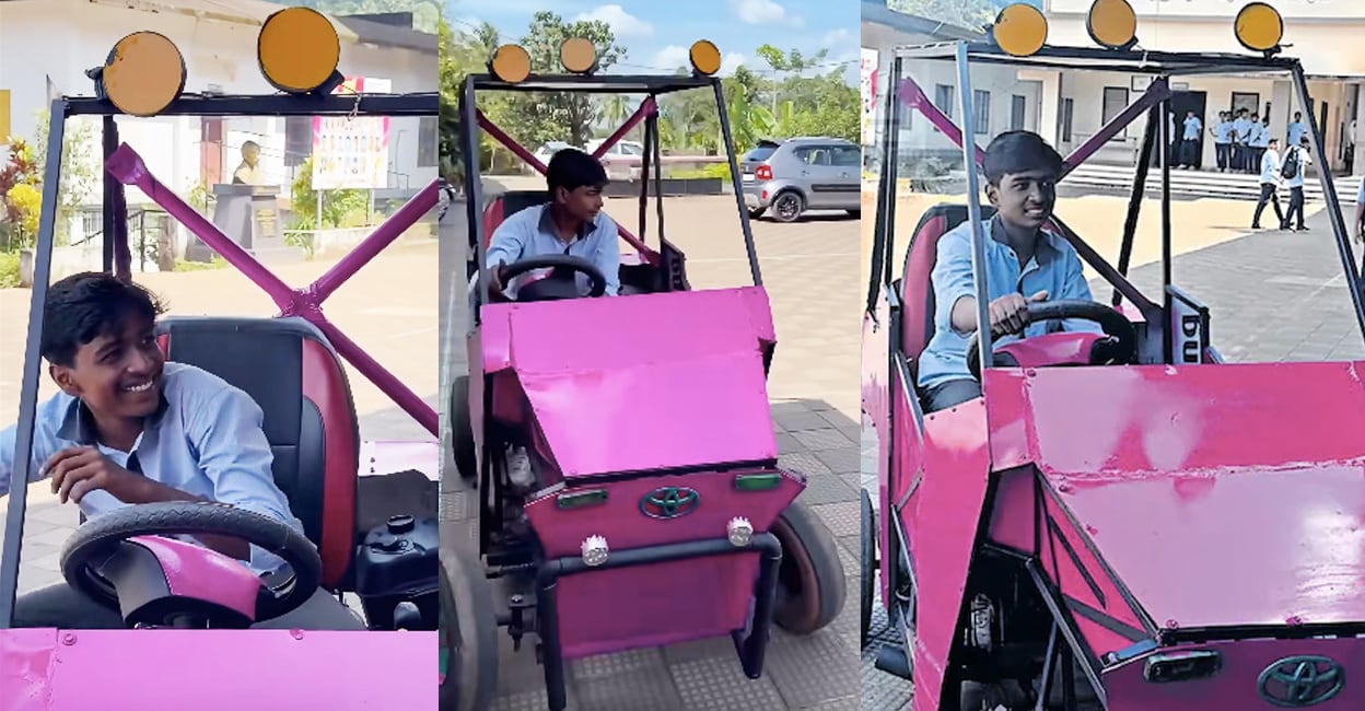 kerala-student-builds-car-from-scrap