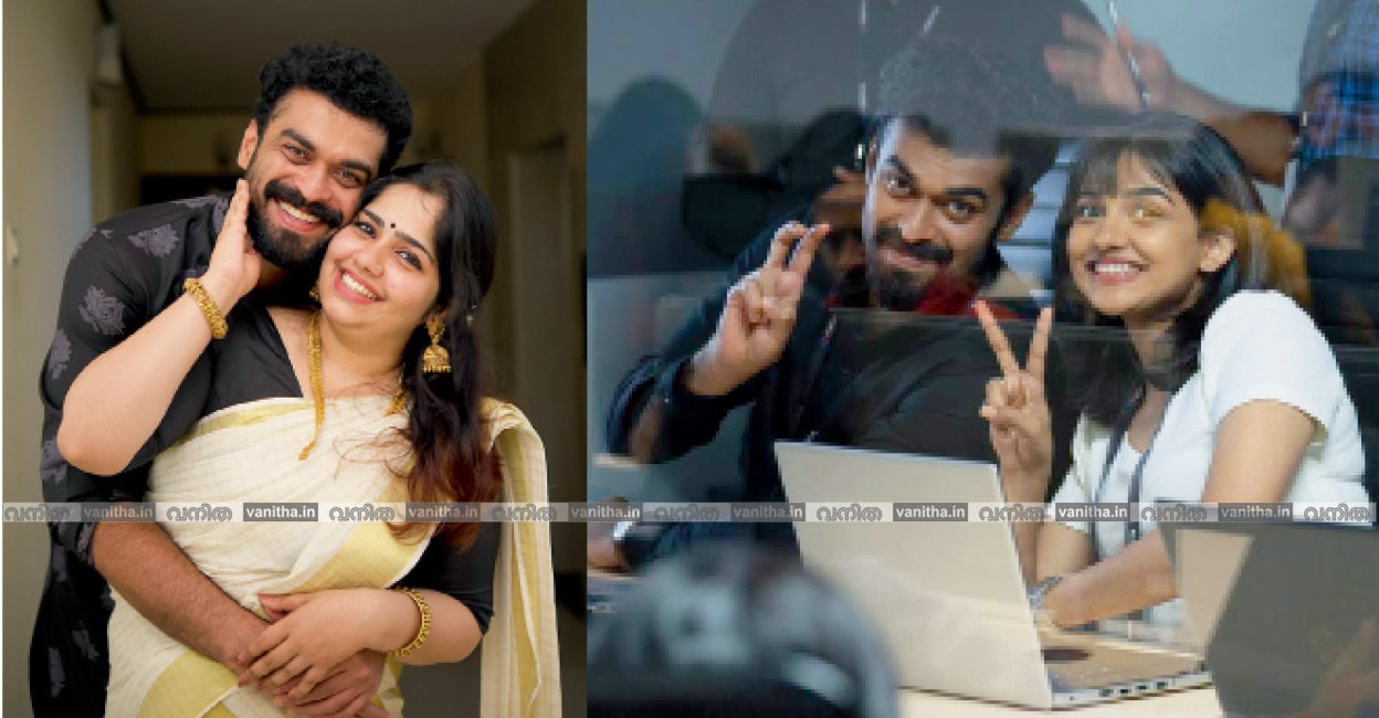 ശ്യാം മോഹനും ഭാര്യ ഗോപികയും (1), ശ്യാമും മമിതയും (2)