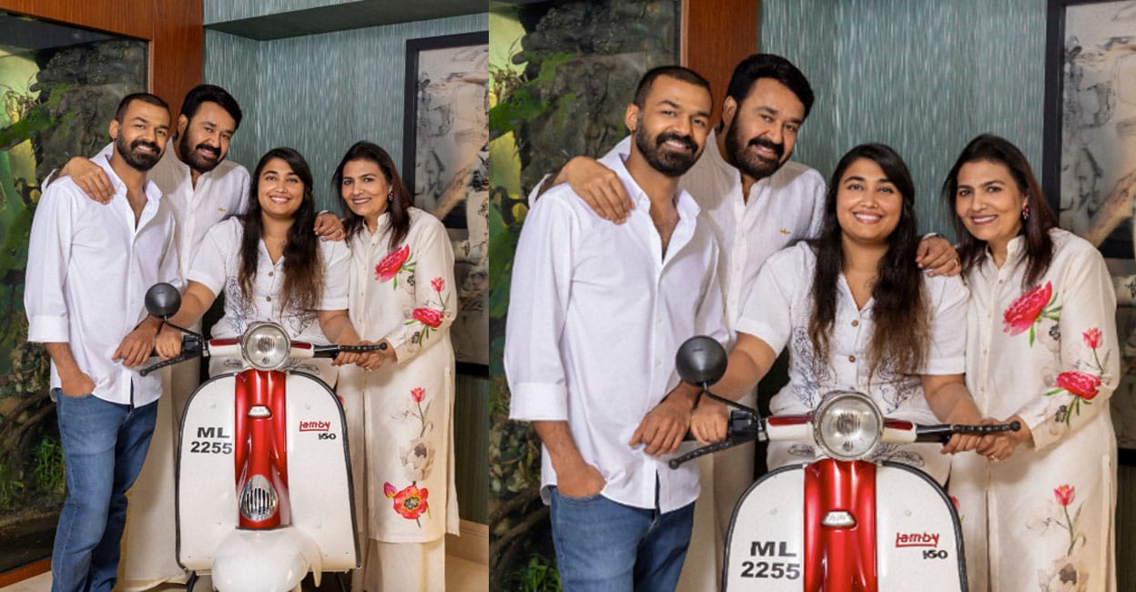 mohanlal-family-photo