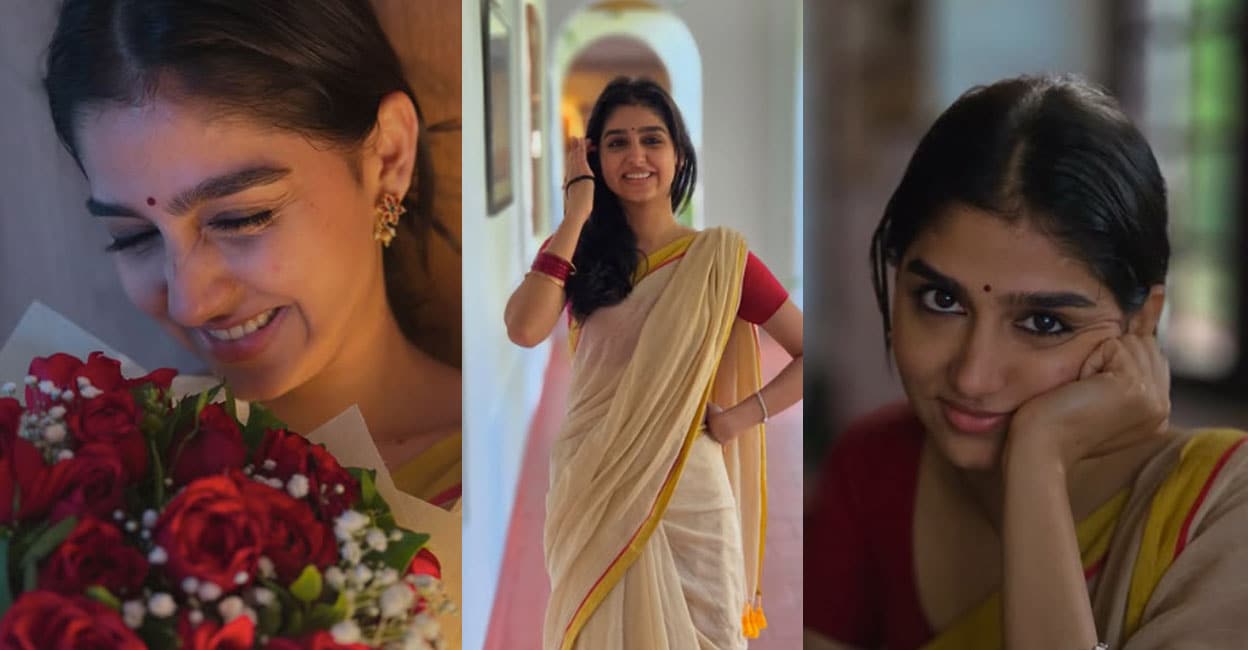 anaswara-rajan-birthday-saree