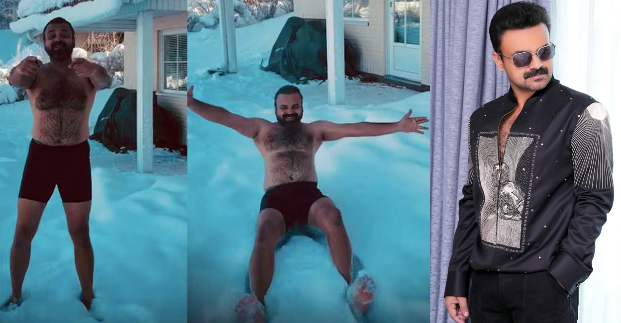 Kunchacko-Boban-snow-fun-video-kunchacko-boban-snow-fun-video