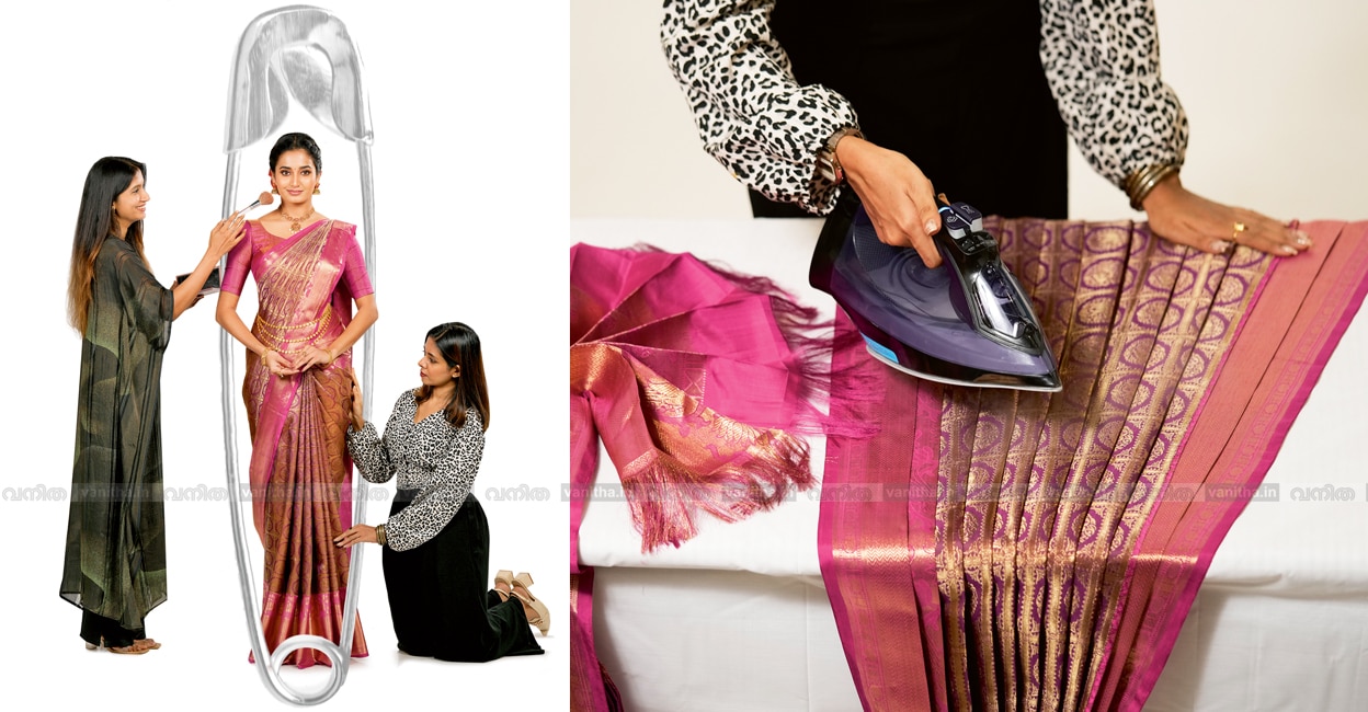 saree-draping-silk-saree
