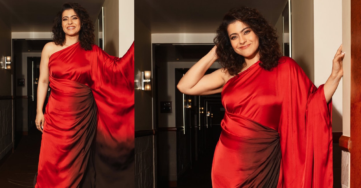 chilly-red-dress-actress-kajol