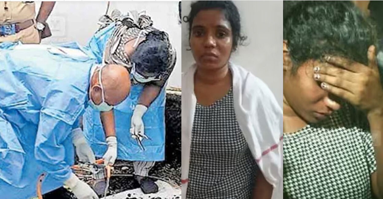 കൊല്ലപ്പെട്ട രണ്ടാമത്തെ നവജാത ശിശുവിന്റെ മൃതദേഹം കുഴിച്ചിട്ട ബവിന്റെ വീട്ടുവളപ്പിൽ ഫൊറൻസിക് വിദഗ്ധരും പൊലീസും പരിശോധന നടത്തുന്നു
