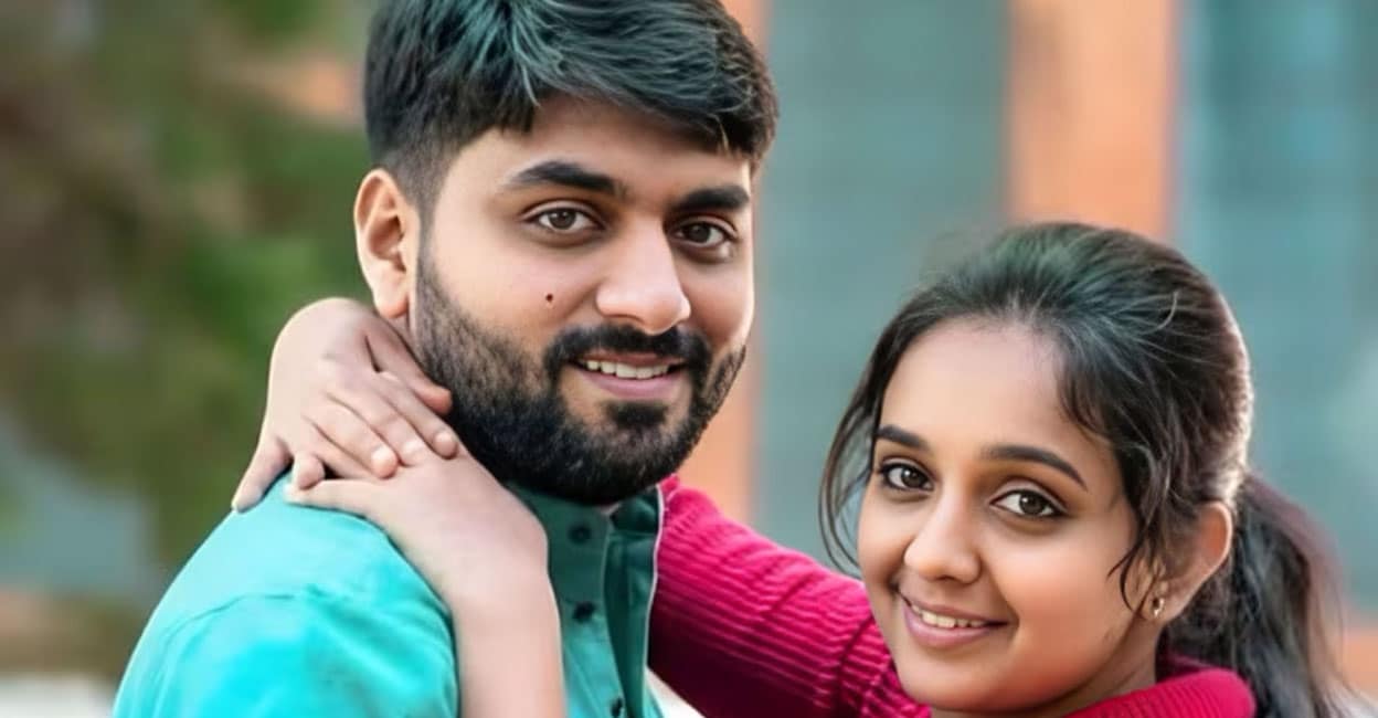 ജിനേഷും ഭാര്യ രേഷ്മയും (ഫൊട്ടോ: മനോരമ)