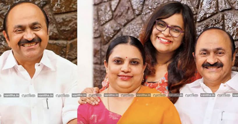 ‘നിന്നെക്കാളും ഒരുപാട് ഓണം ഞാൻ കൂടുതൽ ഉണ്ടിട്ടുണ്ട്’ എന്ന ഡയലോഗ് ഒന്നും അച്ഛൻ പറയാറില്ല: കുടുംബസമേതം വി.ഡി. സതീശൻ 