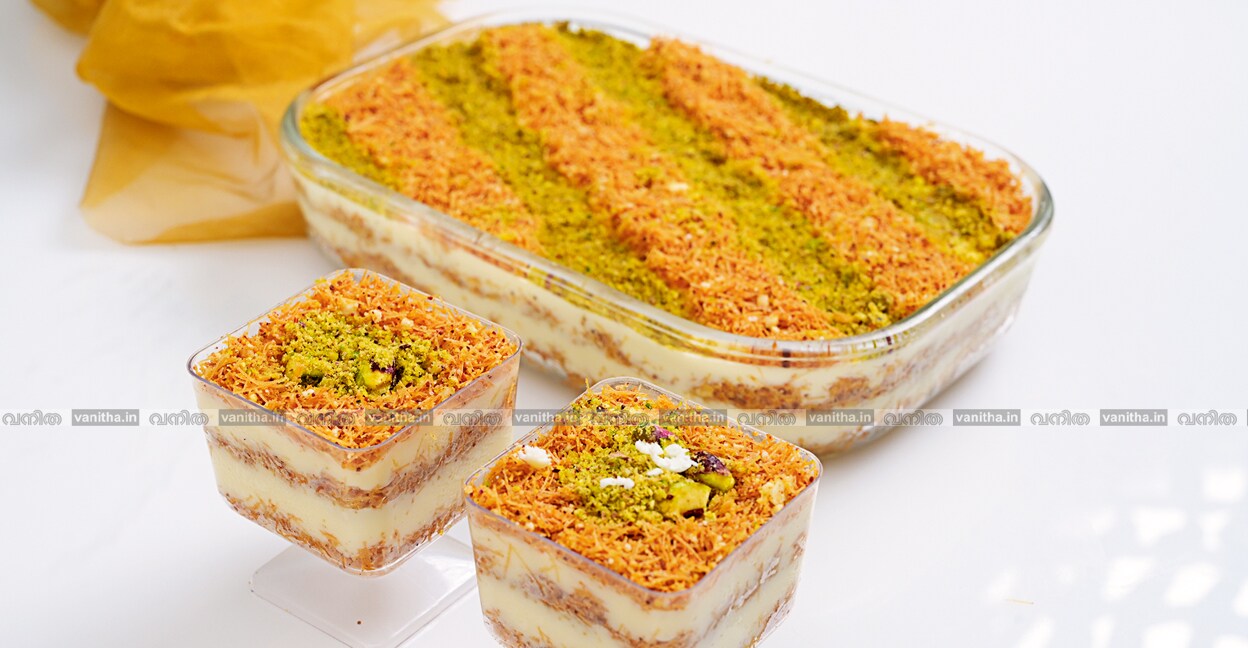 Kunaf-pudding