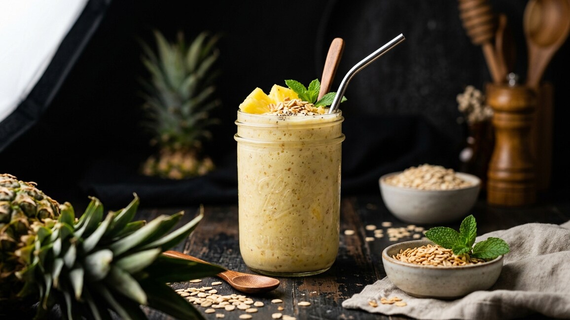 pineappleoatssmoothiebowl