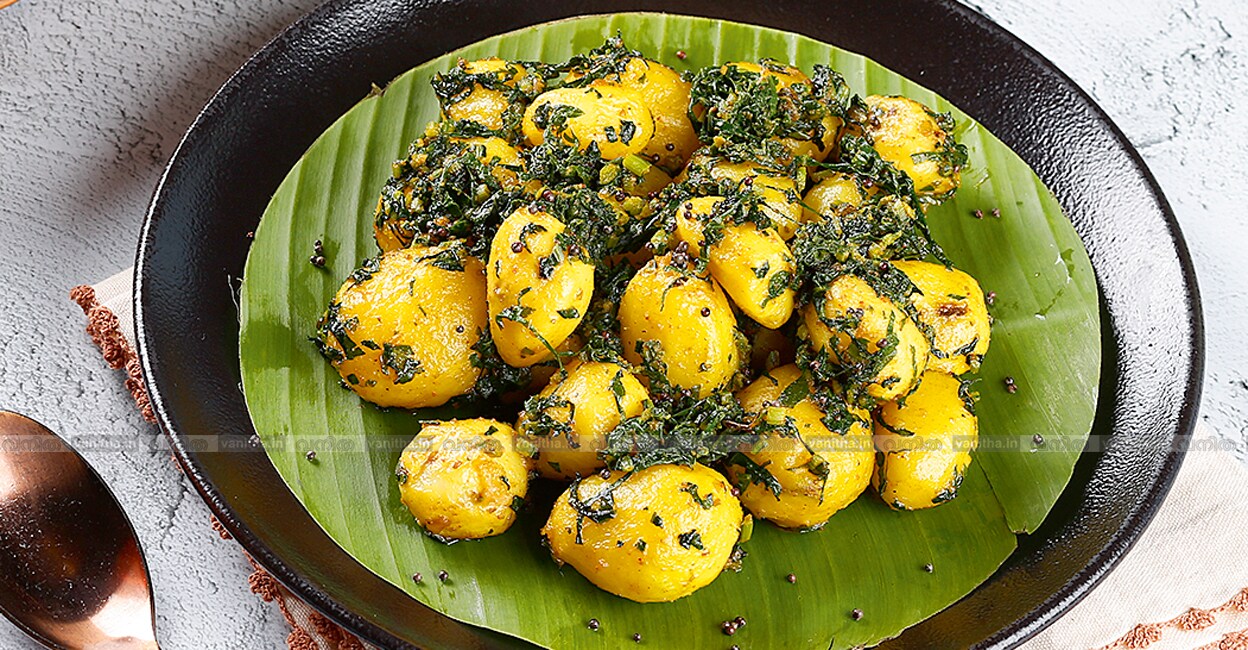palak-potato